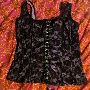 Tripp NYC lace corset L punk goth vintage